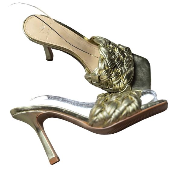 MARC Fisher Draya Heels Gold size 6 new with imperfections - Picture 3 of 9